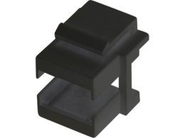 Adapter mocowania typu keystone pod adapter SC simplex / LC duplex, kolor czarny (opakowanie 100 sztuk) ALANTEC