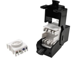 Moduł keystone RJ45 beznarzędziowy UTP kat.5e, SLIM, kolor czarny ALANTEC