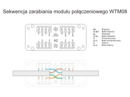 Moduł połączeniowy LSA UTP kat.6 ALANTEC