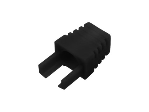 Osłonka wew. wtyku RJ45 czarna (opakowanie 50 sztuk) ALANTEC