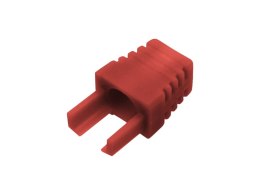 Osłonka wew. wtyku RJ45 czerwona (opakowanie 50 sztuk) ALANTEC