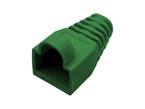 Osłonka wtyku RJ45 zielona (opakowanie 50 sztuk) ALANTEC