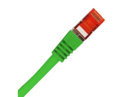 Patch-cord F/UTP kat.6 PVC 3.0m zielony ALANTEC