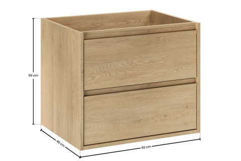 Szafka pod umywalkę 60cm 2 szuflady, Viola Cremona
