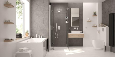 Drzwi prysznicowe systemu Kerria Plus 80 cm - składane Drzwi prysznicowe systemu Kerria Plus 80 cm - składane