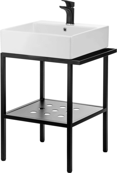 Konsola łazienkowa stojąca z umywalką - 66.5x50 cm Konsola łazienkowa stojąca z umywalką - 66.5x50 cm