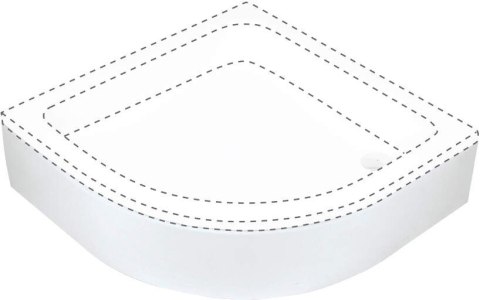Osłona brodzika półokrągła 90 cm Osłona brodzika półokrągła 90 cm