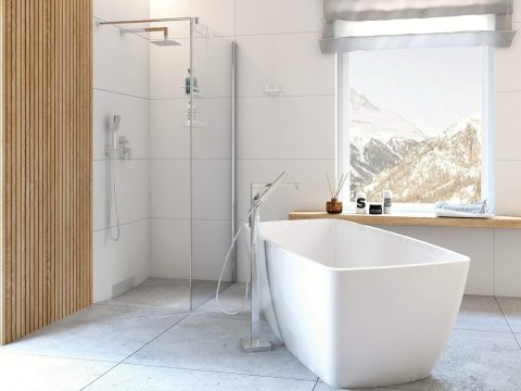 Ścianka prysznicowa / walk-in systemu Kerria Plus 80 cm Ścianka prysznicowa / walk-in systemu Kerria Plus 80 cm