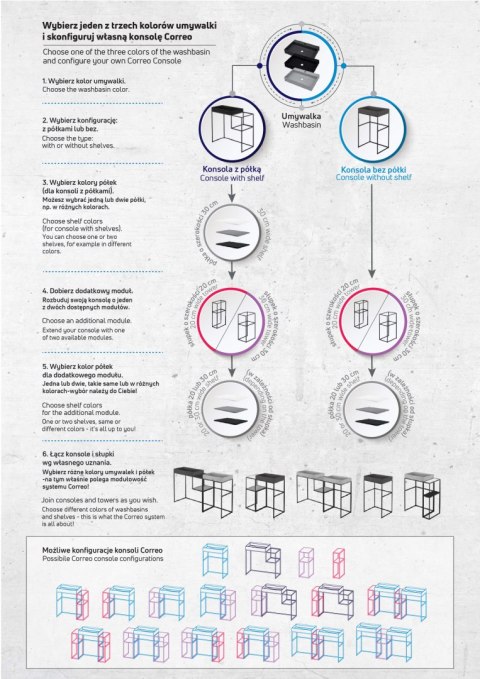 Słupek łazienkowy - system modułowy Słupek łazienkowy - system modułowy