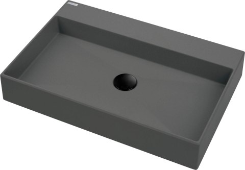 Umywalka granitowa nablatowa z miejscem na baterię - 60x40 cm Umywalka granitowa nablatowa z miejscem na baterię - 60x40 cm
