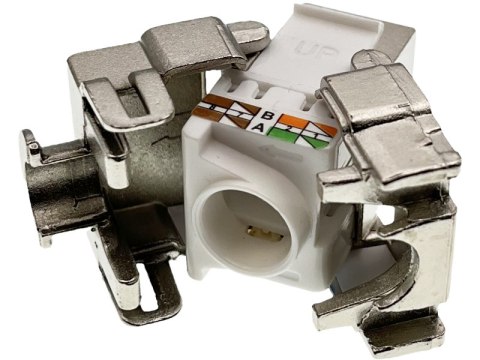 Gniazdo keystone RJ45 STP kat. 6 beznarzędziowe ekranowane Q-LANTEC