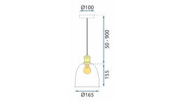 Lampa APP1006-1CP White U