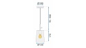 Lampa APP1035-1CP White