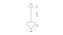 Lampa APP563-1CP Black