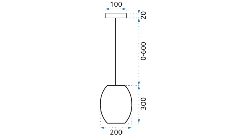 Lampa APP564-1CP Chrome