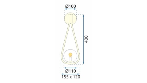 Lampa ścienna kinkiet APP603-1W