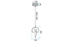 Lampa LHJ092-1CP Gold