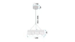 Lampa LHJ097-CP Gold