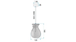 Lampa LHJ107-1CP Gold