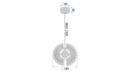 Lampa LHJ108-2CP Gold