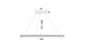 Lampa MS009-CP 59CM Rose Gold