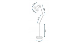 Lampa Podłogowa APP540-1F RENO
