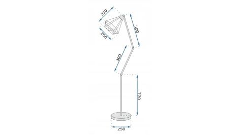 Lampa Podłogowa APP540-1F RENO