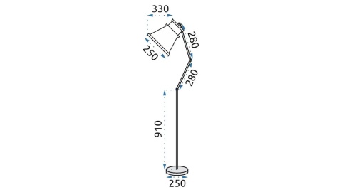 Lampa Podłogowa APP542-1F ASTI B