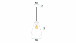 Lampa TRANSP APP438-1CP