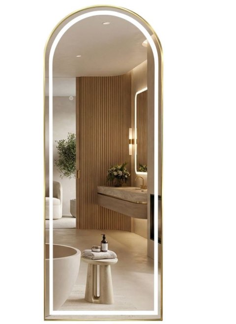 LUSTRO LED ORBIT 50X160 BRUSH GOLD