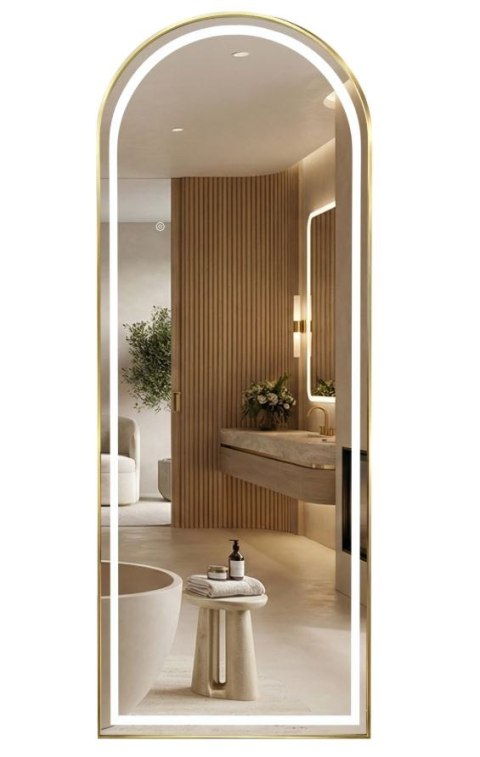 LUSTRO LED ORBIT 60X170 BRUSH GOLD