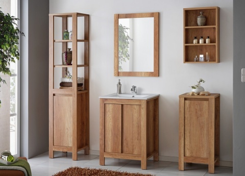Szafka wysoka 186 cm CLASSIC OAK