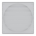 Żaluzja wentylacyjna 250 mm PCV RAL7035