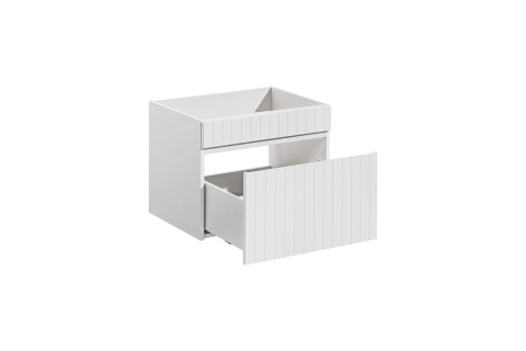 Szafka 60 cm ICONIC WHITE z blatem SANTA FE OAK