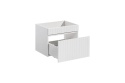Szafka 80 cm ICONIC WHITE z blatem SANTA FE OAK