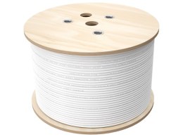 Multikabel Q-LANTEC Multimedia 2 x U/UTP kat.5E + 2 x RG6 + 2 x FO G657A1, LSOH, szary 500m
