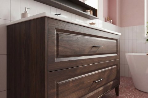 Szafka pod umywalkę 120cm 2 szuflady Dorothy Ristretto