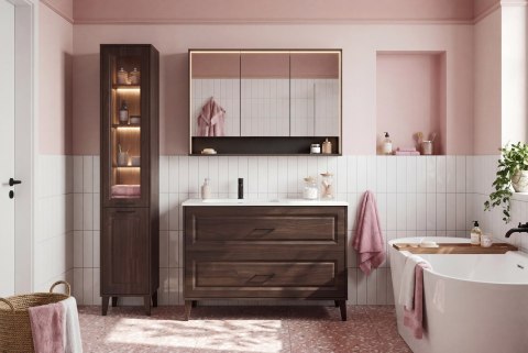 Szafka pod umywalkę 120cm 2 szuflady Dorothy Ristretto