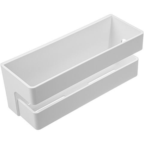 APO półka łazienkowa ścienna, z podwójnym rantem