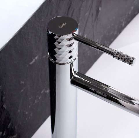 BATERIA UMYWALKOWA LUNGO DIAMOND CHROM WYSOKA