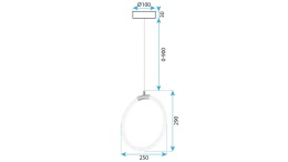 Lampa G020-CP Gold