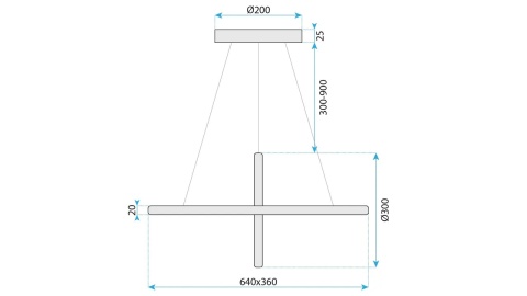 Lampa G034-CP Gold