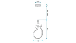 Lampa G071-CP Gold