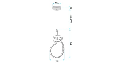 Lampa G071-CP Gold