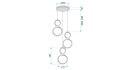 Lampa G073-3CPR Gold