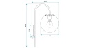 Lampa G092-1W Chrome White