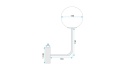 Lampa G095-1W Black White