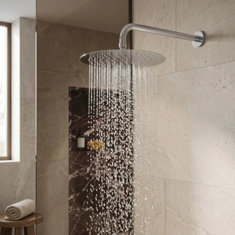 Deszczownica okrągła REA JS-P014 chrom 30 cm