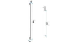 Lampa LHJ064-W 100cm Black