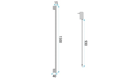 Lampa LHJ066-W 150cm Black